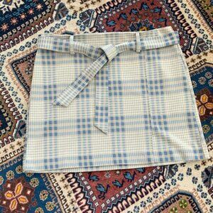 Loft Plaid Mini Skirt